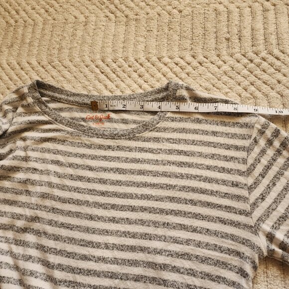 Cat & Jack Girls Striped Long Sleeve Top – Size Large (10/12) - Picture 11 of 14